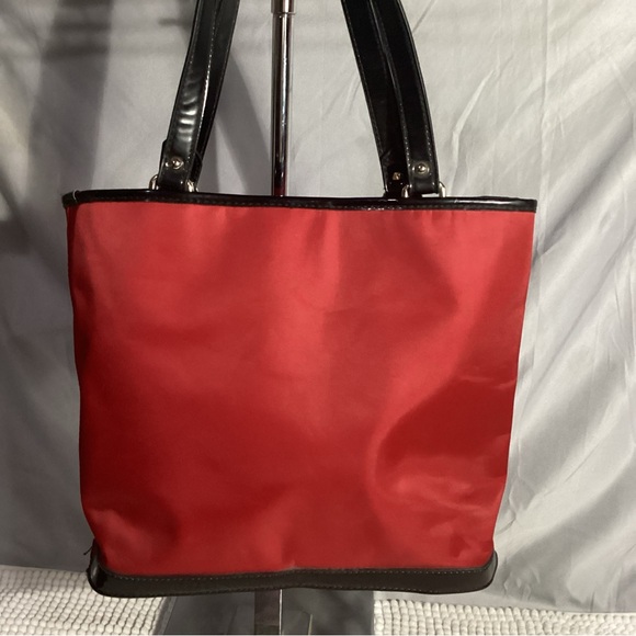 Lulu by Lulu Guinness It’s a Dog’s Life Red & Black Tote Bag - Picture 7 of 14